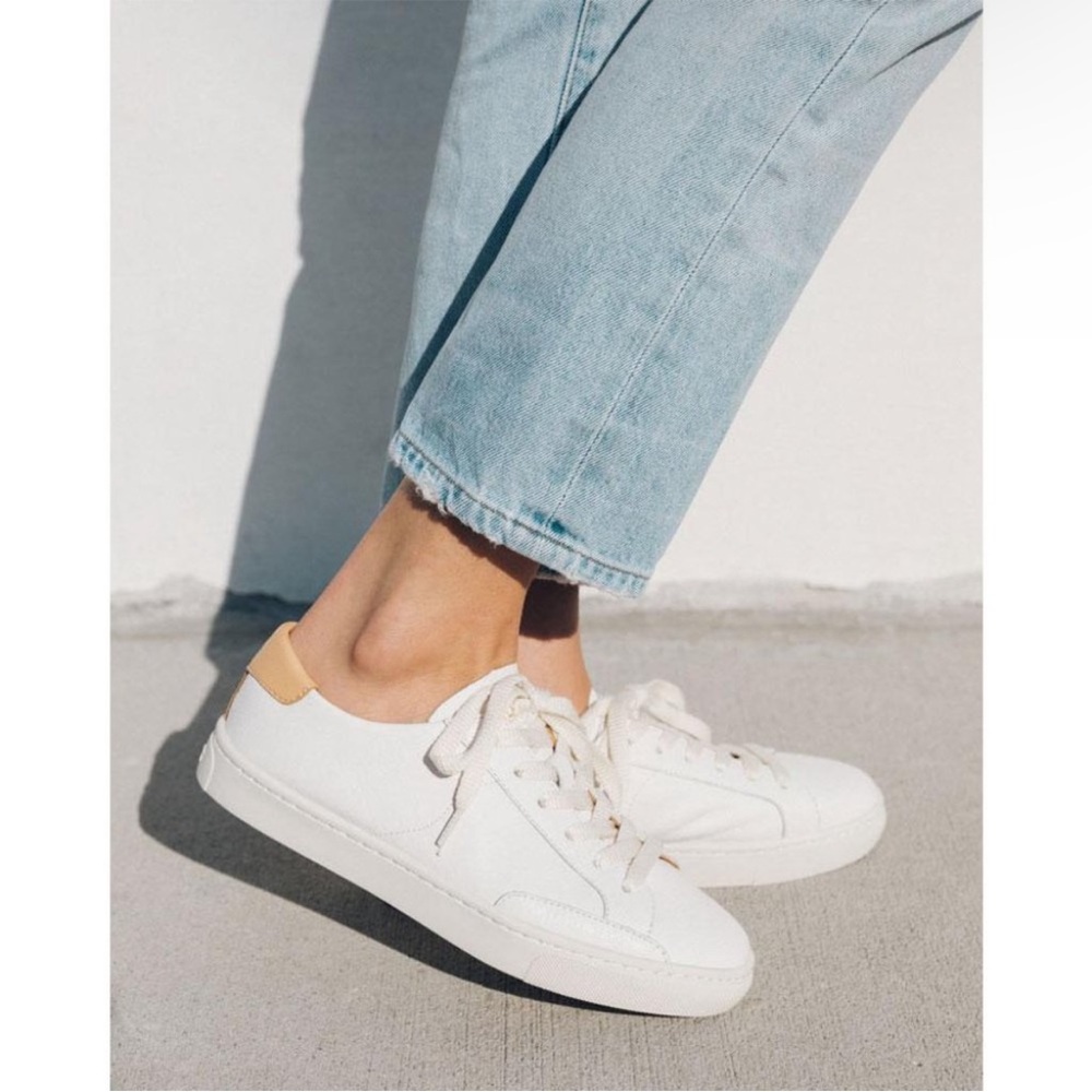 Soludos Ibiza Classic Leather Lace-up Sneakers Minimalist Casual Bohemian 10